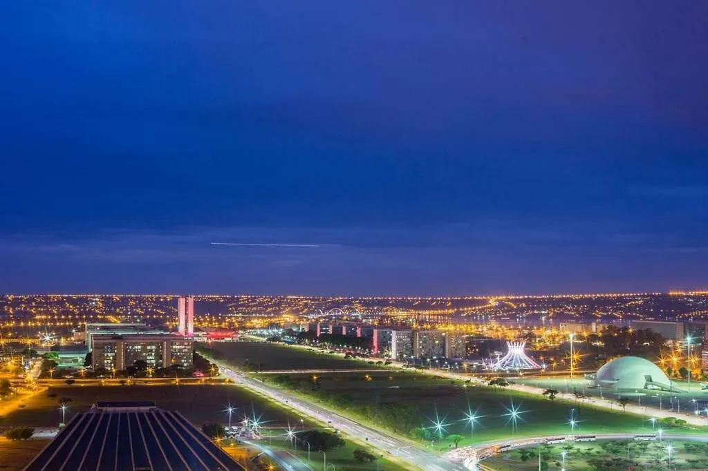 Ed Saint Moritz, Flat Com Garagem 01, Shn No Coracao De Brasilia Apartment Brazil